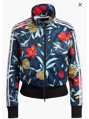 adidas tropical floral track Jacket … her studio London collection